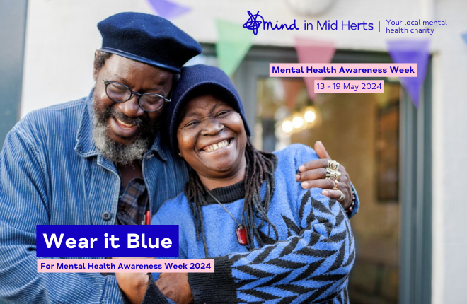 Wear it blue for mental health awareness week 2024