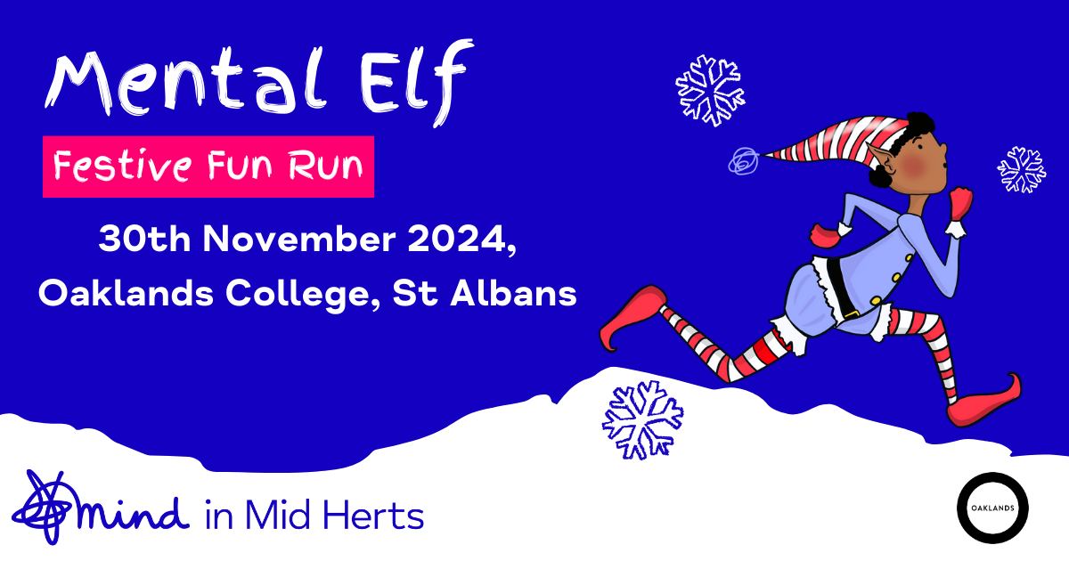 Mind in Mid Herts Invites You to Join Mental Elf 2024: A Festive 5K Fun Run for Mental Health Support